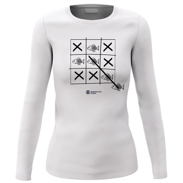 Fish Tick Tack Toe Women Long Sleeve Shirt